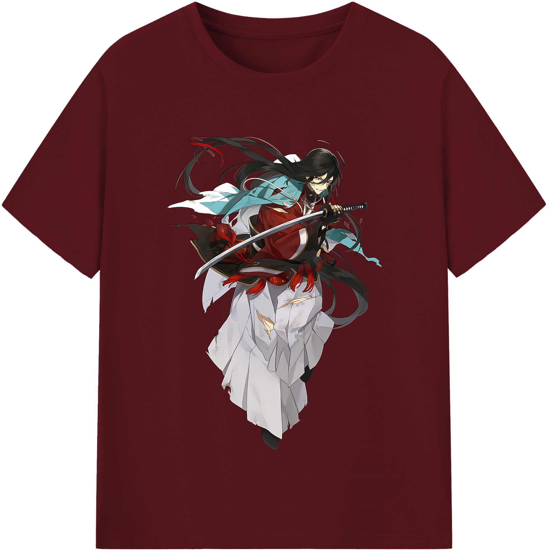 （画像用） 刀剣乱舞 Touken Ranbu 綿100％半袖Tシャツ（フロントプリント）